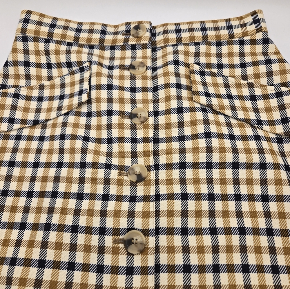 H&M Plaid Mini Skirt